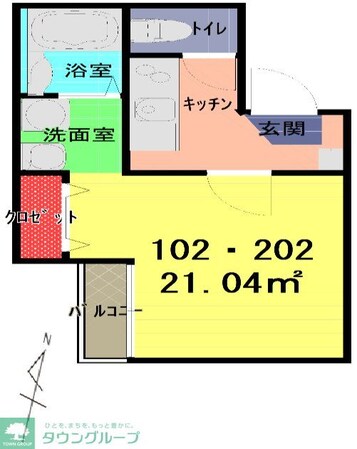 フォーレ大和田の物件間取画像